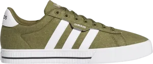 Adidas Daily 3.0 'Focus Olive' Sneakers, Green