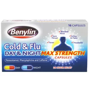 Benylin Cold & Flu - Day & Night Max Strength x16