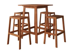 Brown 5pc Pub Set