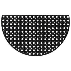 Door Mat Half Round 45x75 cm Rubber