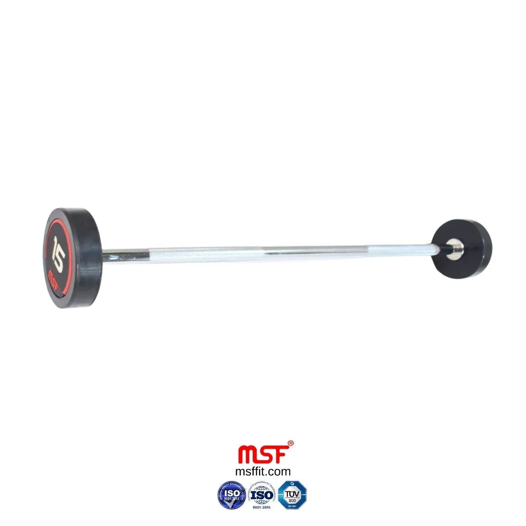 Fix Straight Barbell TPR Coated