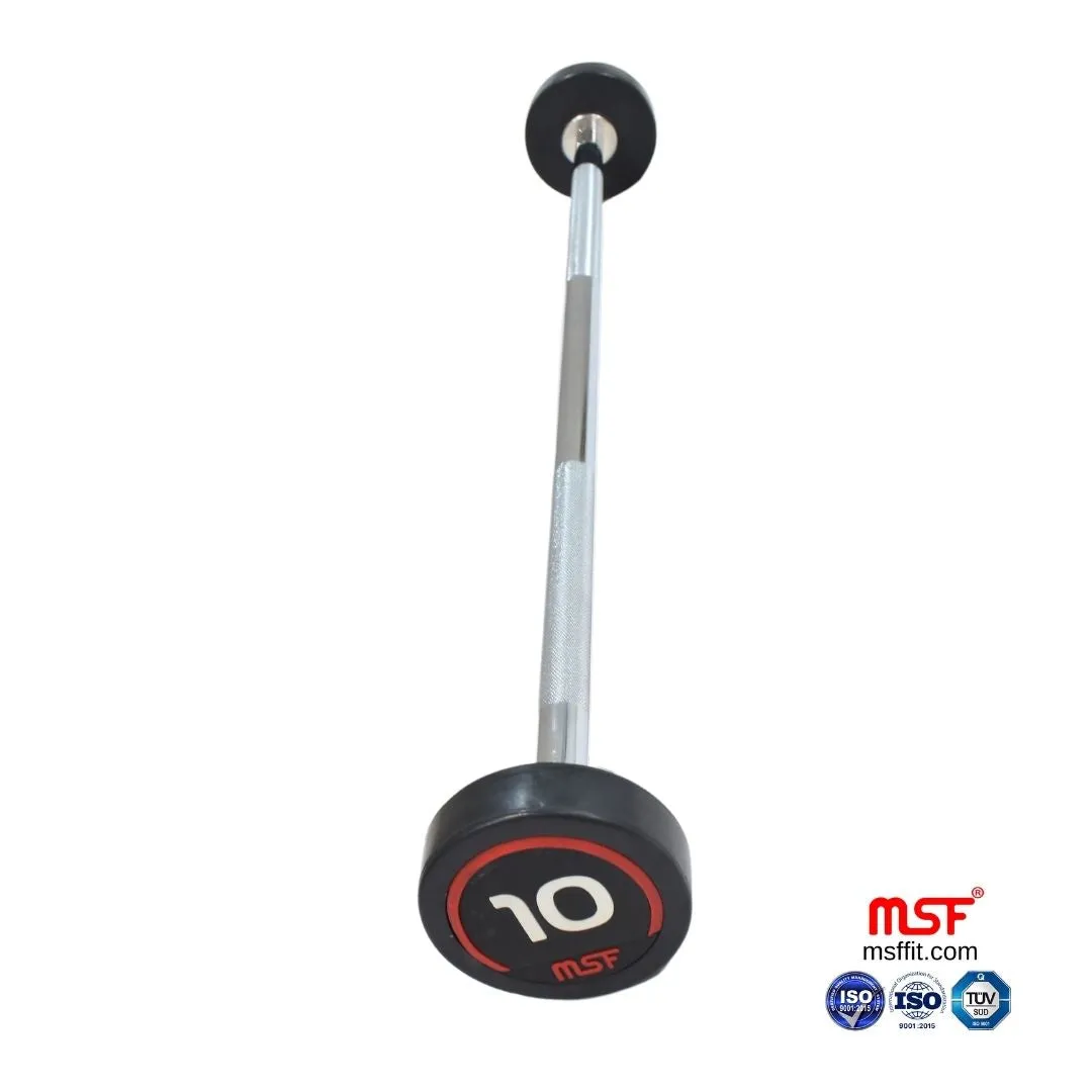 Fix Straight Barbell TPR Coated