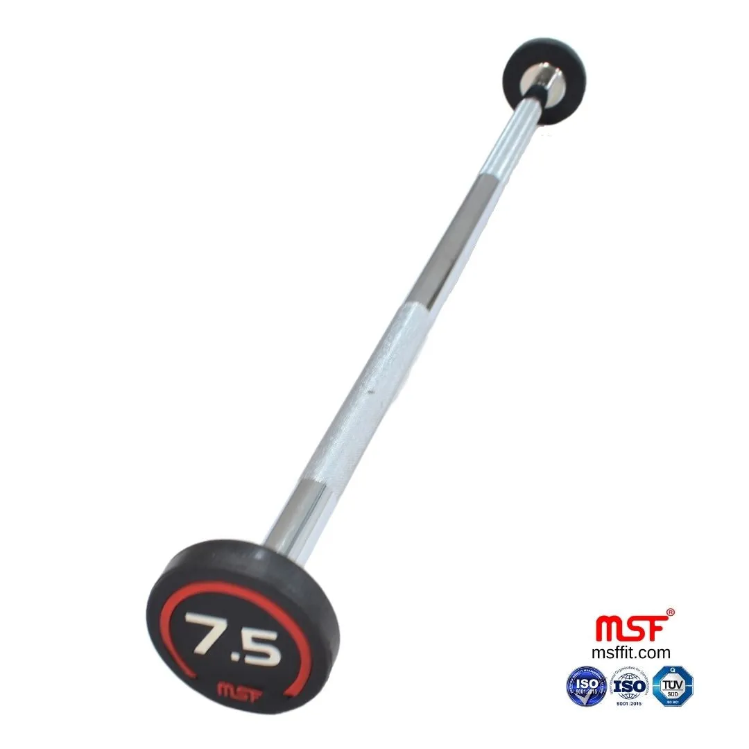 Fix Straight Barbell TPR Coated