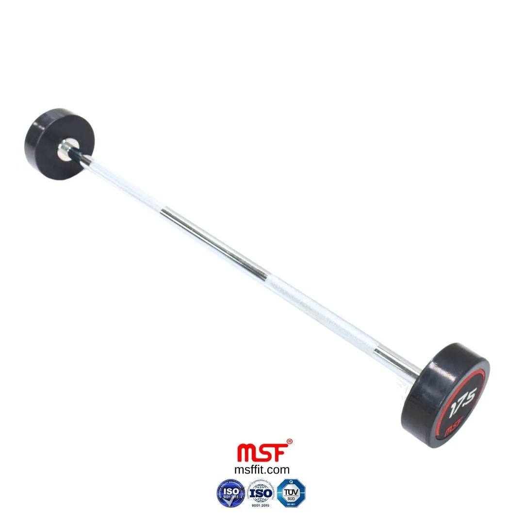 Fix Straight Barbell TPR Coated