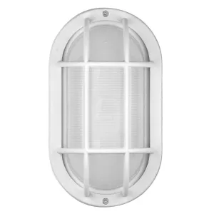 Outdoor Nautical 8.5in. LED Wall Sconce, White