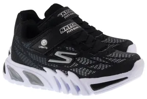 Skechers Trainers Kids Flex Glow Elite Vorlo Black Silver